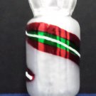 Vintage Glass Christmas Tree Ornament Wrapped Hard Candy