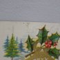 Two Antique Christmas Postcards Santa Claus on a Bell Posted Divided Embossed