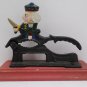 Vintage Cast Iron Nutcracker on a Wooden Base