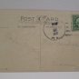 Antique Easter Postcard Humanized Rabbit Reading Embossed Posted Divided