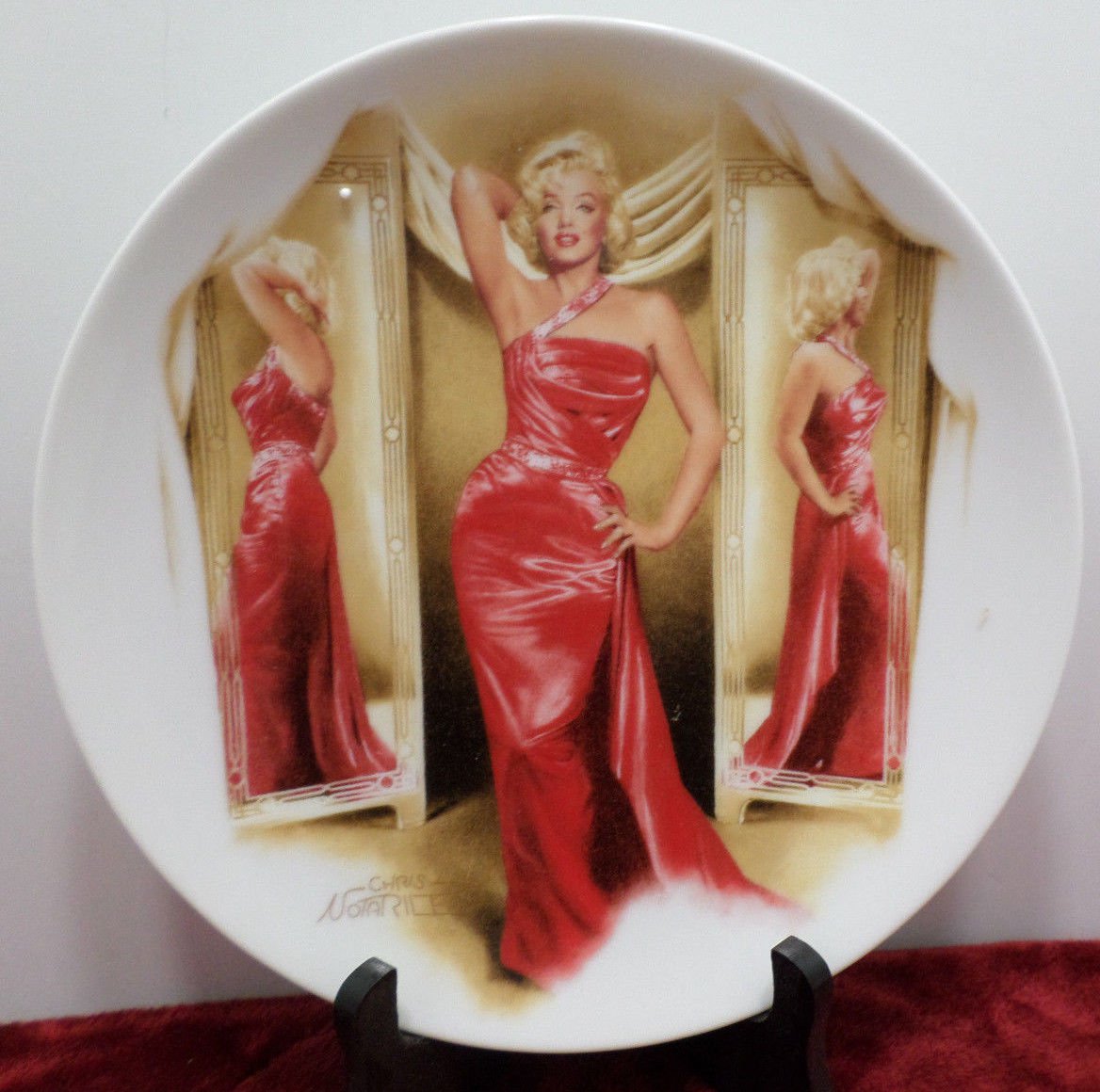 Collector Plate Marilyn Monroe How To Marry A Millionaire Bradford ...