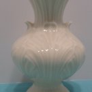 Flower Vase Lenox Bone Colored Accented in Gold Around the Rim USA