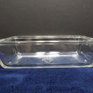 Baking Dish Fire King One Quart Size Clear Glass Anchor Hocking
