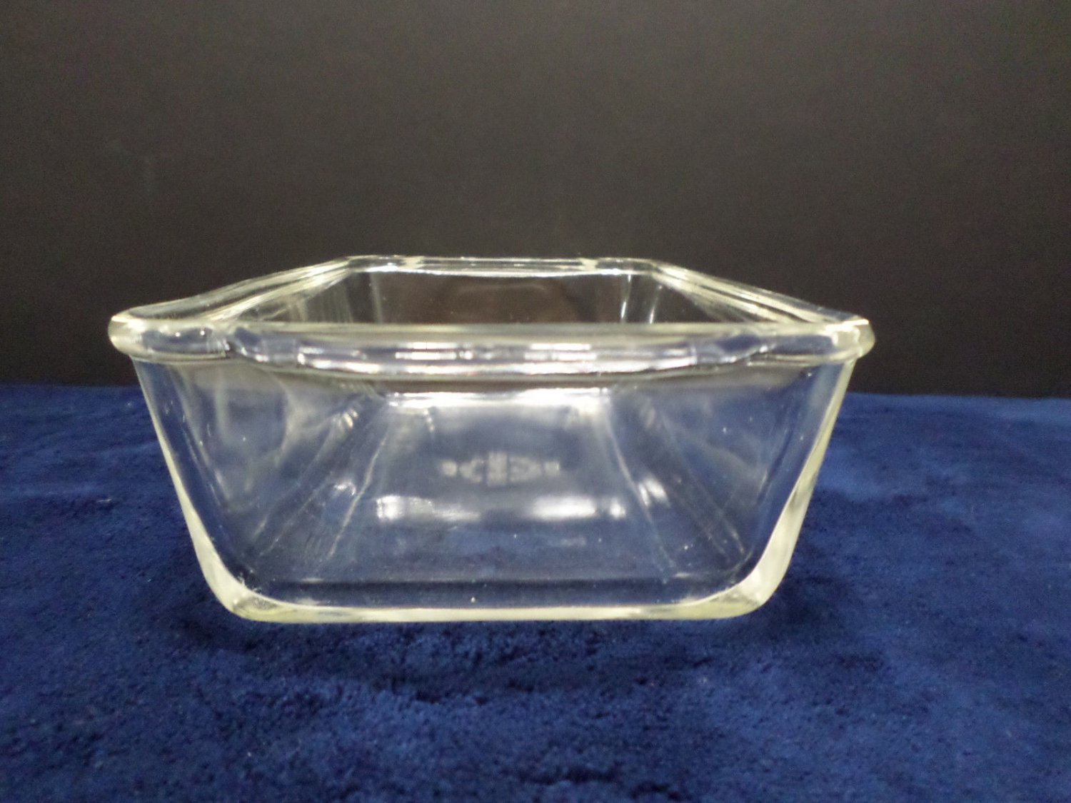 Baking Dish Fire King One Quart Size Clear Glass Anchor Hocking