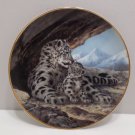 1989 Collector Plate The Snow Leopard by Will Nelson, Bradford Exchange