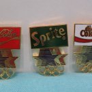 1984 Los Angeles Olympics Collector Pins Coca Cola Sprite Diet Coke