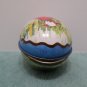 Vintage Tin Litho Easter Egg Candy Container Designed by Ian Logan Switzerland