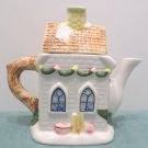 Vintage Tea Pot by  Houston Harvest Gift Productions Ceramic Christmas House