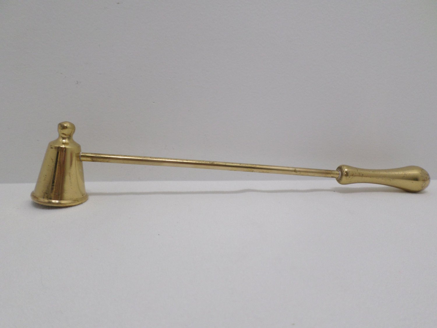 Candle Snuffer Heavy Solid Brass Vintage