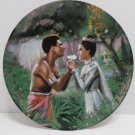 Collector Plate We Kiss in a Shadow by William Chambers The King and I Series