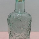 Antique Liquor Bottle Green Tinted Glass made in Canada