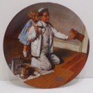 Collector Plate "The Painter" by Norman Rockwell  #F18232 Bradford Exchange