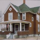 Real Photo Postcard President Reagan's Boyhood Home in Illinois