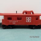 Vintage HO Scale Train Caboose Sante Fe Red by Tyco
