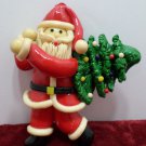 Enesco Christmas Tree Ornament Santa Claus with a Tree Plastic or Resin