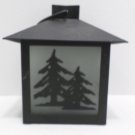 Candle Holder Lantern Style with Christmas Tree Design made in Japan