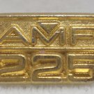 Lapel Pin A.M.F. 225 Car Racing Gold Tone Metal