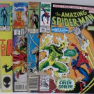 Spider-man 1984 #92, 1987 #124, 1992 #367, 1994 #16 Marvel Comics Comic Books