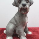 Lefton Dog Figurine Gray Bisque