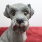 Lefton Dog Figurine Gray Bisque
