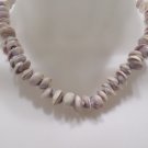 Natural Seashell Necklace Choker 17" Long