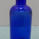 Medical Bottle Cobalt Blue Glass Hydrosol Vintage