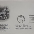 1978 First Day Cover 200th Year France - United States Treaty of Alliance
