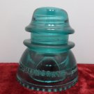 Antique Hemingray-42 Insulator made in the USA Turquoise Glass