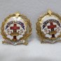 Vintage Episcopal Second Year Pins Little Cross in Crown System