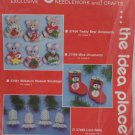Mary Maxim Christmas Ornaments Lace Bells Needlepoint Kit New