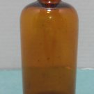 Antique Medicine Bottle Brown Glass