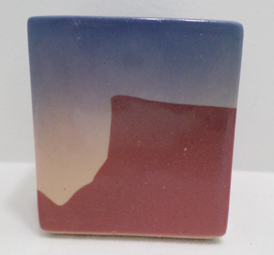 Candle Holder by Fran Hogan Sante Fe New Mexico Southwestern Pottery Signed