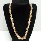 Womens Necklace Natural Stone Earth Tones 19"