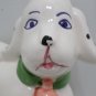 Wall Hangings Three Ceramic Dog with White Blue and Black Spots