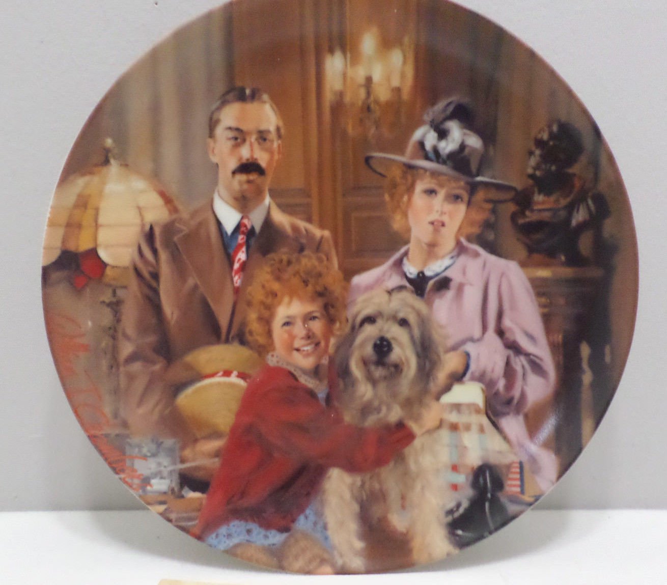 1996 Collector Plate Annie Lily and Rooster in Annie Collection COA  NIB