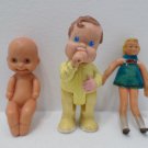 Vintage Dolls Miniature Rubber and Plastic Mixed Lot