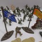 Green Plastic Army Men Action figures Toy Soldiers and other items 79 pcs