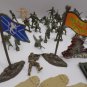 Green Plastic Army Men Action figures Toy Soldiers and other items 79 pcs