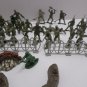 Green Plastic Army Men Action figures Toy Soldiers and other items 79 pcs