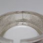 Bangle Bracelet Silver Plated Weave Design