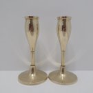 Vintage Brass Candlestick Holders made in India