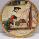 1988 Collector Plate Sign of the Times by Norman Rockwell Bradford Exchange