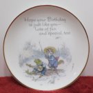 Collector Plate Birthday Lasting Memories Porcelain