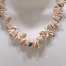 Necklace Natural Pink Seashell Surfer Beach Tribal Jewelry