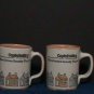 Collector Mugs made by Louisville Stoneware Set of 2 made in the United States