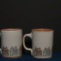 Collector Mugs made by Louisville Stoneware Set of 2 made in the United States
