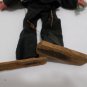 Vintage Mexican Marionette String Puppet Straw Hat Gun Folk Art
