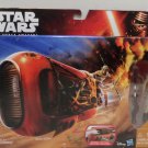Star Wars Ray's Speeder Jakku and Ray Action Figure The Force Awakens Toy NIB