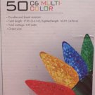 Living Solutions Holiday Indoor Outdoor Light set of 50 Multi-Color LED