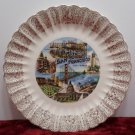 Souvenir Collector Plate San Francisco California Vintage
